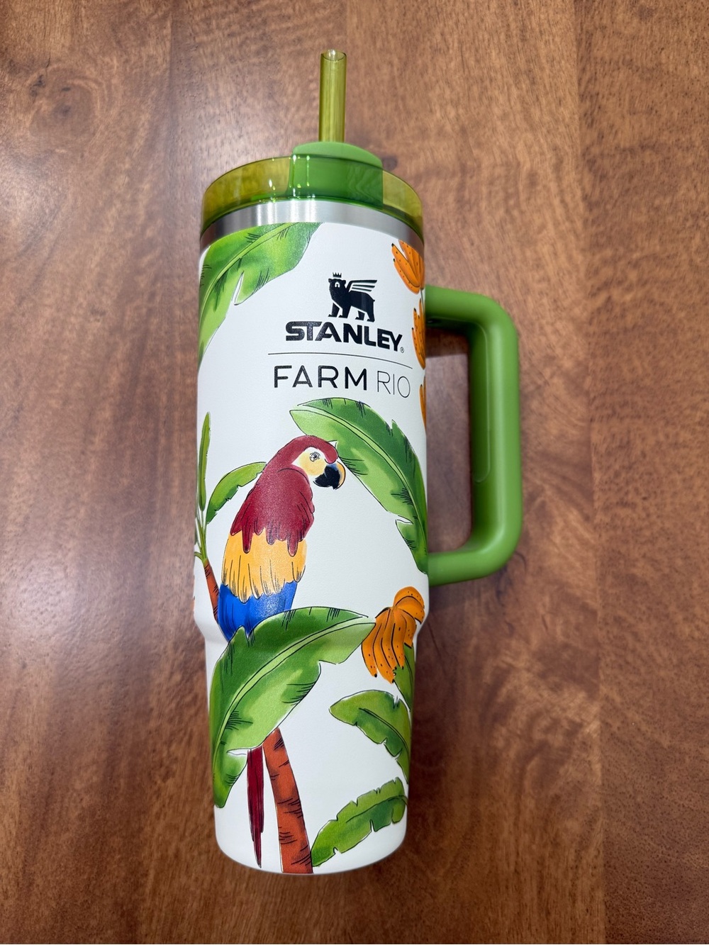 Stanley Farm Rio Tropical Parrot Tumbler - Green 30 oz